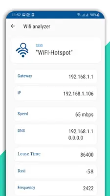 WiFi Analyzer and 5G Speed test android App screenshot 0