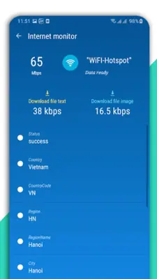 WiFi Analyzer and 5G Speed test android App screenshot 1